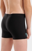 Плавки-шорты для мальчиков Arena TALES SWIM SHORT черный, бирюзовый 128 см. Изображение №5 Плавки-шорты для мальчиков Arena TALES SWIM SHORT черный, бирюзовый 128 см. Изображение №5