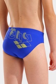 Плавки-слипы для мальчиков Arena TALES SWIM BRIEFS синий, желтый 128 см. Изображение №5 Плавки-слипы для мальчиков Arena TALES SWIM BRIEFS синий, желтый 128 см. Изображение №5