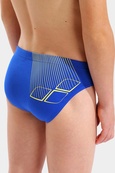 Плавки-сліпи для хлопчиків Arena BRIGHT SWIM BRIEFS синій, жовтий 164 см. Зображення №5