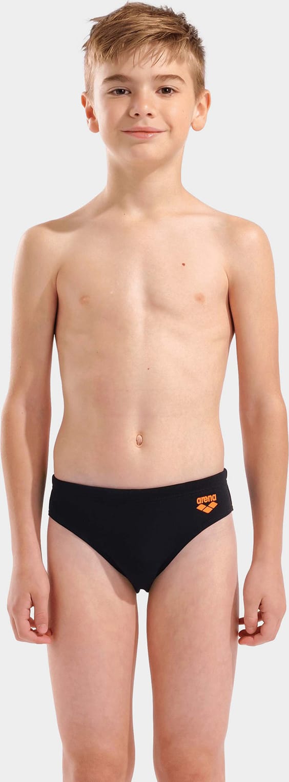 Плавки-сліпи для хлопчиків Arena BRIGHT SWIM BRIEFS чорний, помаранчевий 140 см Плавки-сліпи для хлопчиків Arena BRIGHT SWIM BRIEFS чорний, помаранчевий 140 см
