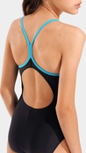 Купальник закритий для дівчат Arena SWIMSUIT LIGHT DROP SOLID чорний 116 см. Зображення №5