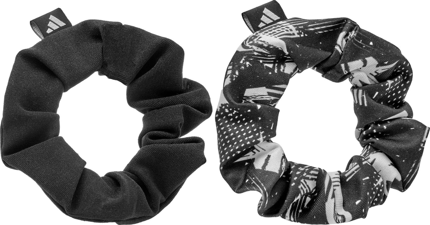 Гумки для волосся Adidas Hair Scrunchies 2pk чорний, білий Жін One Size Гумки для волосся Adidas Hair Scrunchies 2pk чорний, білий Жін One Size