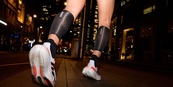 Компресійні накладки на литки Adidas Climacool Compression Calf Sleeve чорний S/M. Зображення №7