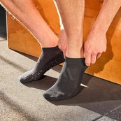 Шкарпетки для йоги Adidas Studio Socks чорний L/XL. Зображення №6 Шкарпетки для йоги Adidas Studio Socks чорний L/XL. Зображення №6
