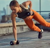 Гантелі Adidas Dumbbells чорний 5 кг. Зображення №5 Гантелі Adidas Dumbbells чорний 5 кг. Зображення №5