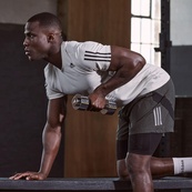 Гантель регулируемая Adidas Adjustable Chrome Dumbbell серебристый 1-5 кг. Изображение №8 Гантель регулируемая Adidas Adjustable Chrome Dumbbell серебристый 1-5 кг. Изображение №8