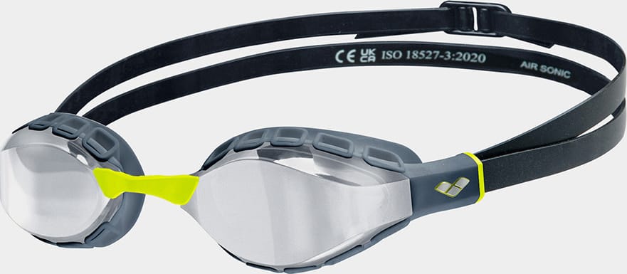 Очки для плавания Arena AIR SONIC MIRROR серый, черный One Size Очки для плавания Arena AIR SONIC MIRROR серый, черный One Size