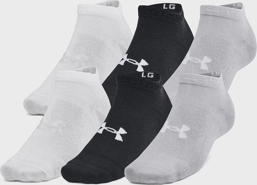 Шкарпетки Unisex Under Armour Essential 6pk Low чорний XL Шкарпетки Unisex Under Armour Essential 6pk Low чорний XL