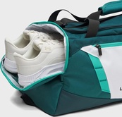 Сумка Under Armour Undeniable 5.0 Duffle SM 40L зелёный, белый 55 х 25,5 х 27 см. Изображение №4