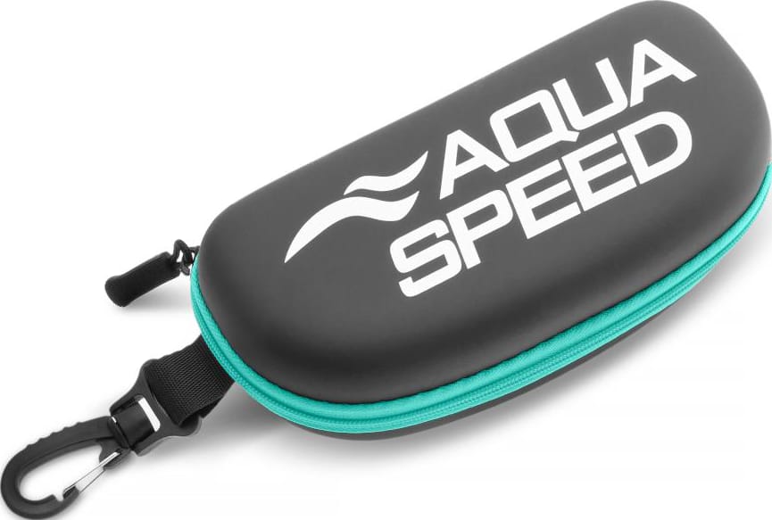 Чехол для очков AQUA Speed Goggle Case 62948 черный, бирюзовый One Size Чехол для очков AQUA Speed Goggle Case 62948 черный, бирюзовый One Size