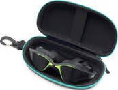 Чехол для очков AQUA Speed Goggle Case 62948 черный, бирюзовый One Size. Изображение №2 Чехол для очков AQUA Speed Goggle Case 62948 черный, бирюзовый One Size. Изображение №2