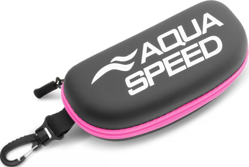 Чехол для очков AQUA Speed Goggle Case 62950 черный, розовый One Size Чехол для очков AQUA Speed Goggle Case 62950 черный, розовый One Size