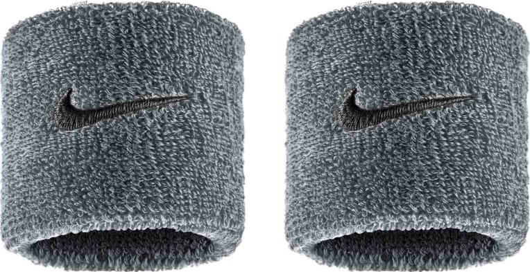 Напульсники Nike SWOOSH CLASSIC WRISTBANDS 2PK серый One Size Напульсники Nike SWOOSH CLASSIC WRISTBANDS 2PK серый One Size