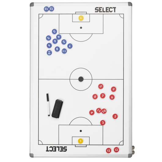Тактична дошка Select Tactics board alu - football білий 45х30 см Тактична дошка Select Tactics board alu - football білий 45х30 см