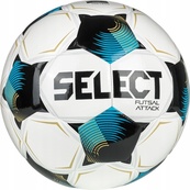 М'яч футзальний Select Futsal Attack v26 білий, синій №4. Зображення №3 М'яч футзальний Select Futsal Attack v26 білий, синій №4. Зображення №3