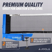 Сітка для настільного тенісу з гвинтовим кріпленням Joola Outdoor (31015). Изображение №2