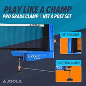 Сітка для настільного тенісу з гвинтовим кріпленням Joola Outdoor (31015). Изображение №3