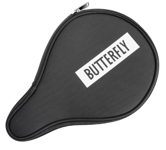 Чохол на ракетку для настільного тенісу Butterfly Logo Case Round, black Чохол на ракетку для настільного тенісу Butterfly Logo Case Round, black