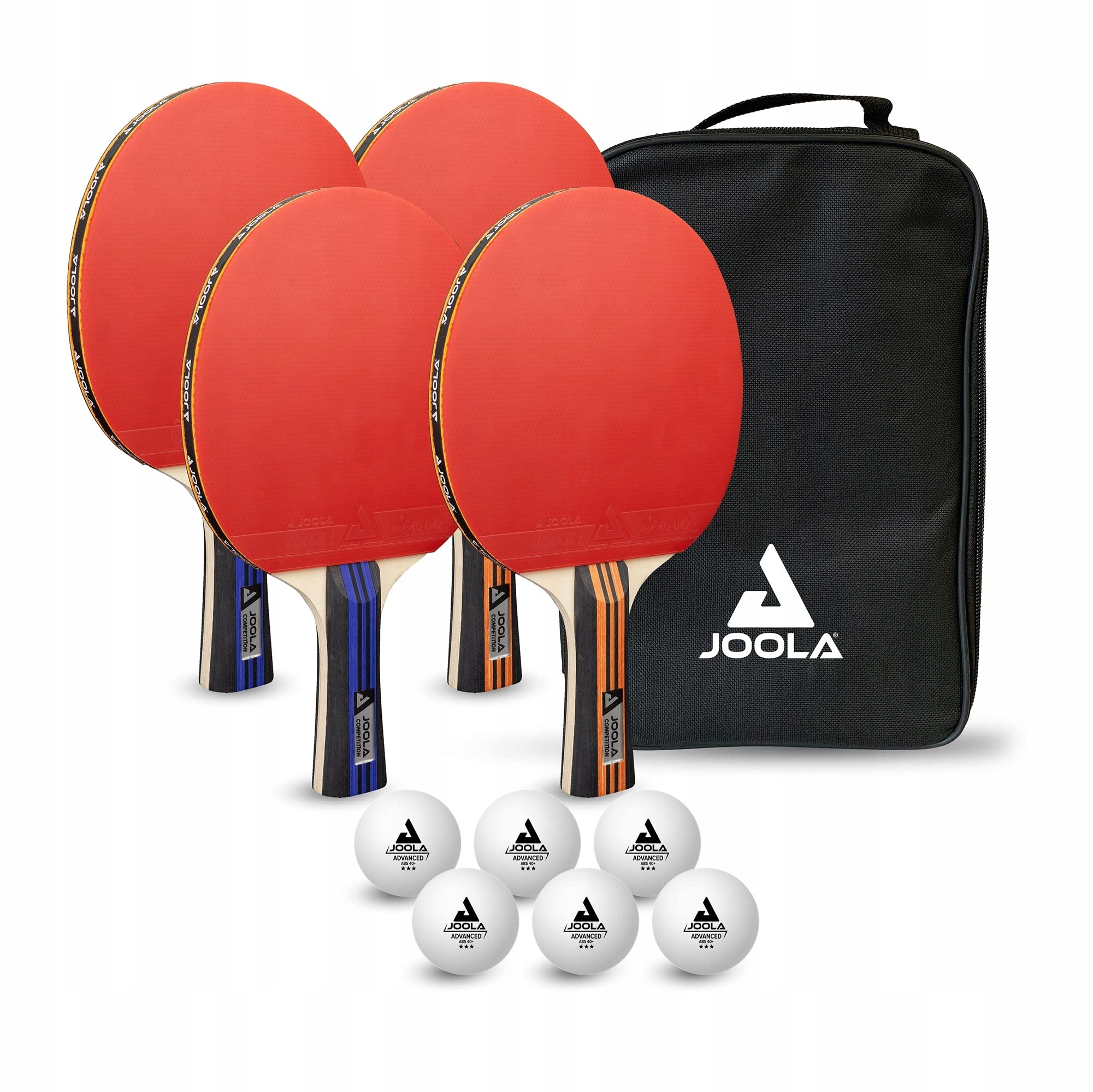 Набір для настільного тенісу JOOLA Family Advanced Set (4 ракетки+6 м'ячів+1чохол) Набір для настільного тенісу JOOLA Family Advanced Set (4 ракетки+6 м'ячів+1чохол)