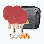 Набір для настільного тенісу JOOLA Family Set (4 ракетки+10 м'ячів+1чохол). Зображення №6 Набір для настільного тенісу JOOLA Family Set (4 ракетки+10 м'ячів+1чохол). Зображення №6
