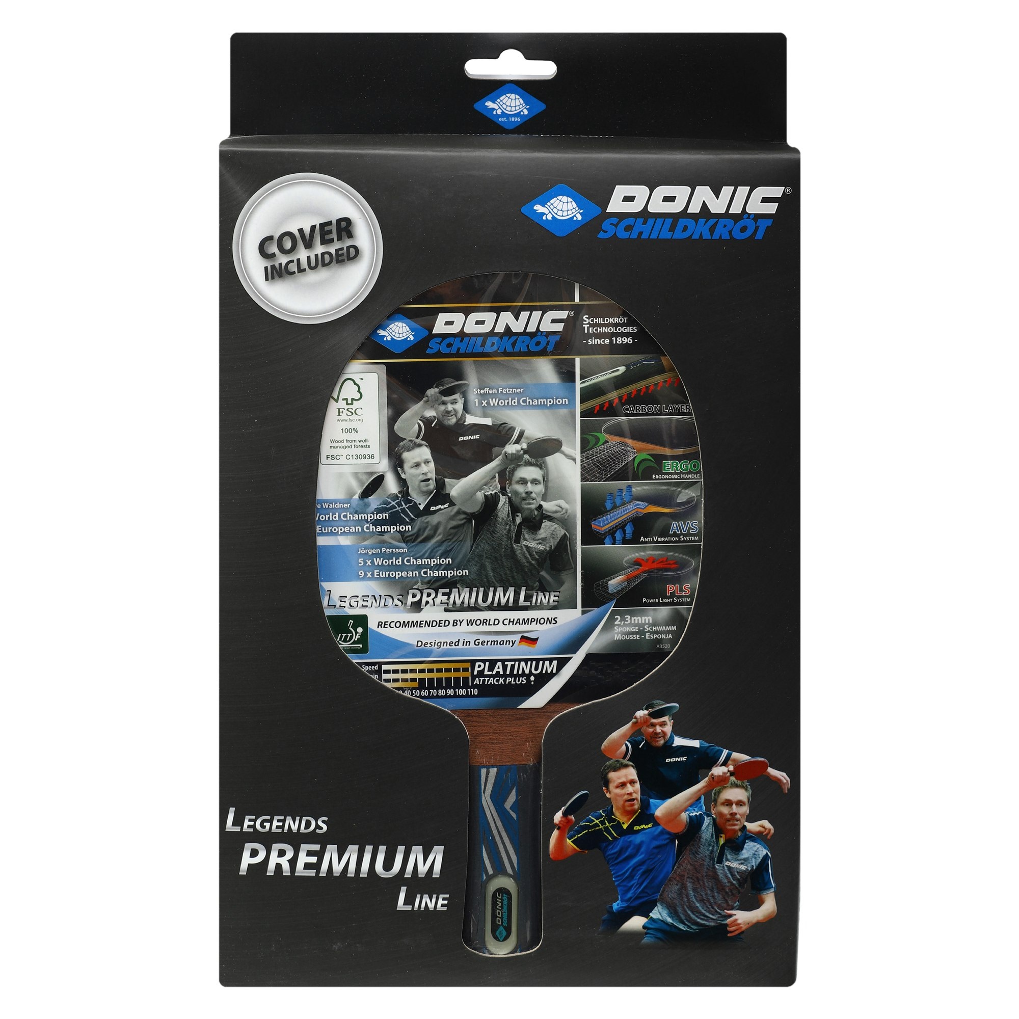 Набір для настільного тенісу Donic Legends Premium Platinum Набір для настільного тенісу Donic Legends Premium Platinum