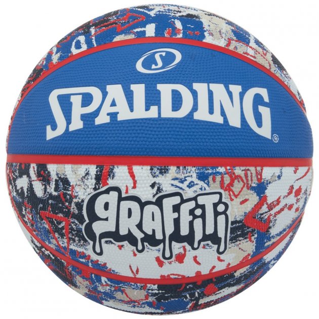 М'яч баскетбольний Spalding Graffitti Ball синій, мультиколор № 7 М'яч баскетбольний Spalding Graffitti Ball синій, мультиколор № 7