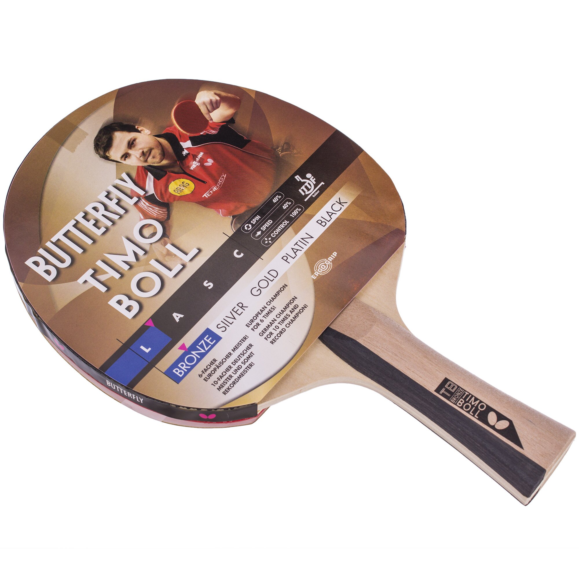 Ракетка для настільного тенісу Butterfly Timo Boll BRONZE Ракетка для настільного тенісу Butterfly Timo Boll BRONZE
