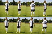 Детская футбольная форма X2 League (футболка+шорты), размер XL (белый/черный). Изображение №5 Детская футбольная форма X2 League (футболка+шорты), размер XL (белый/черный). Изображение №5