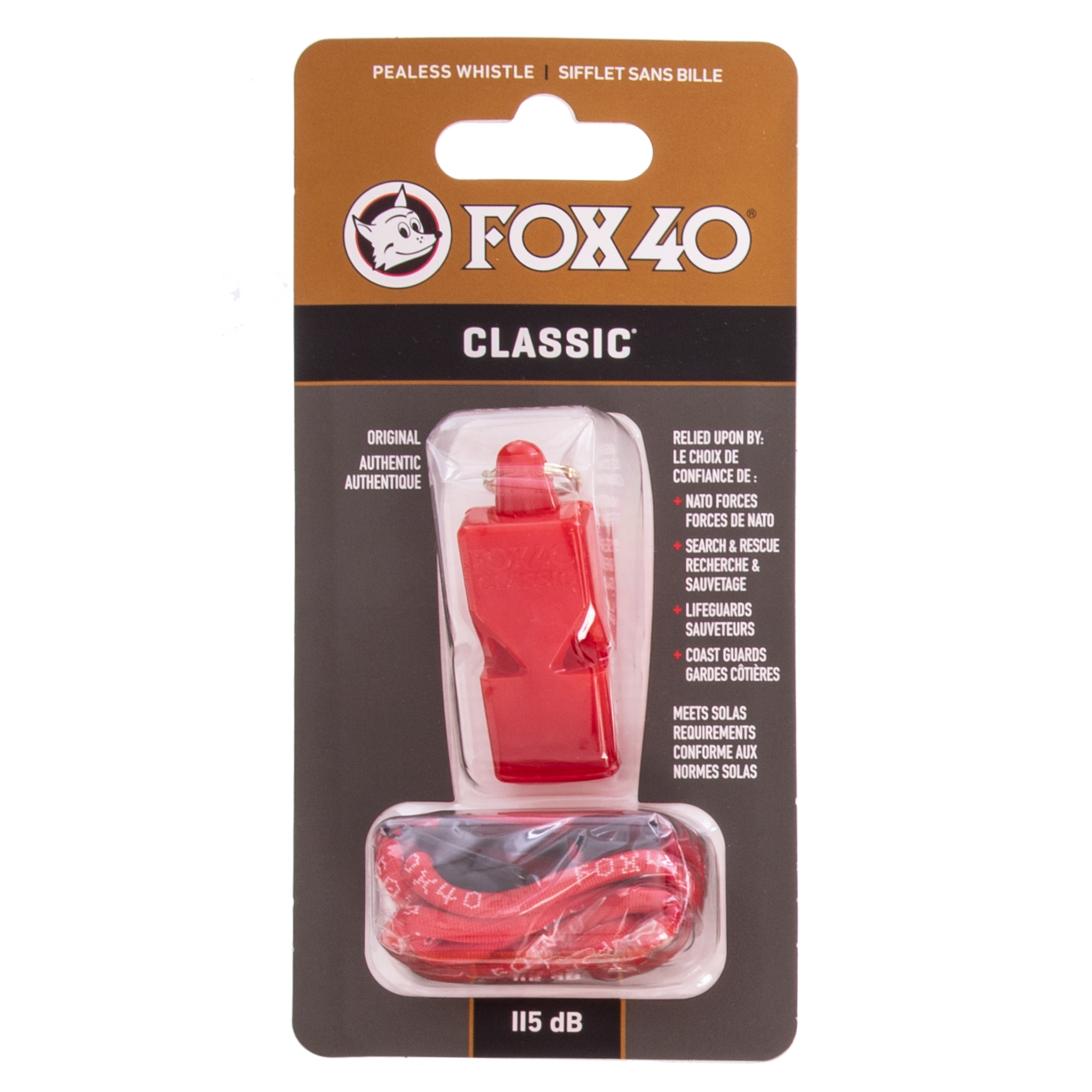 Свисток арбитра пластиковый на шнуре FOX40-CLASSIC-R, красный Свисток арбитра пластиковый на шнуре FOX40-CLASSIC-R, красный