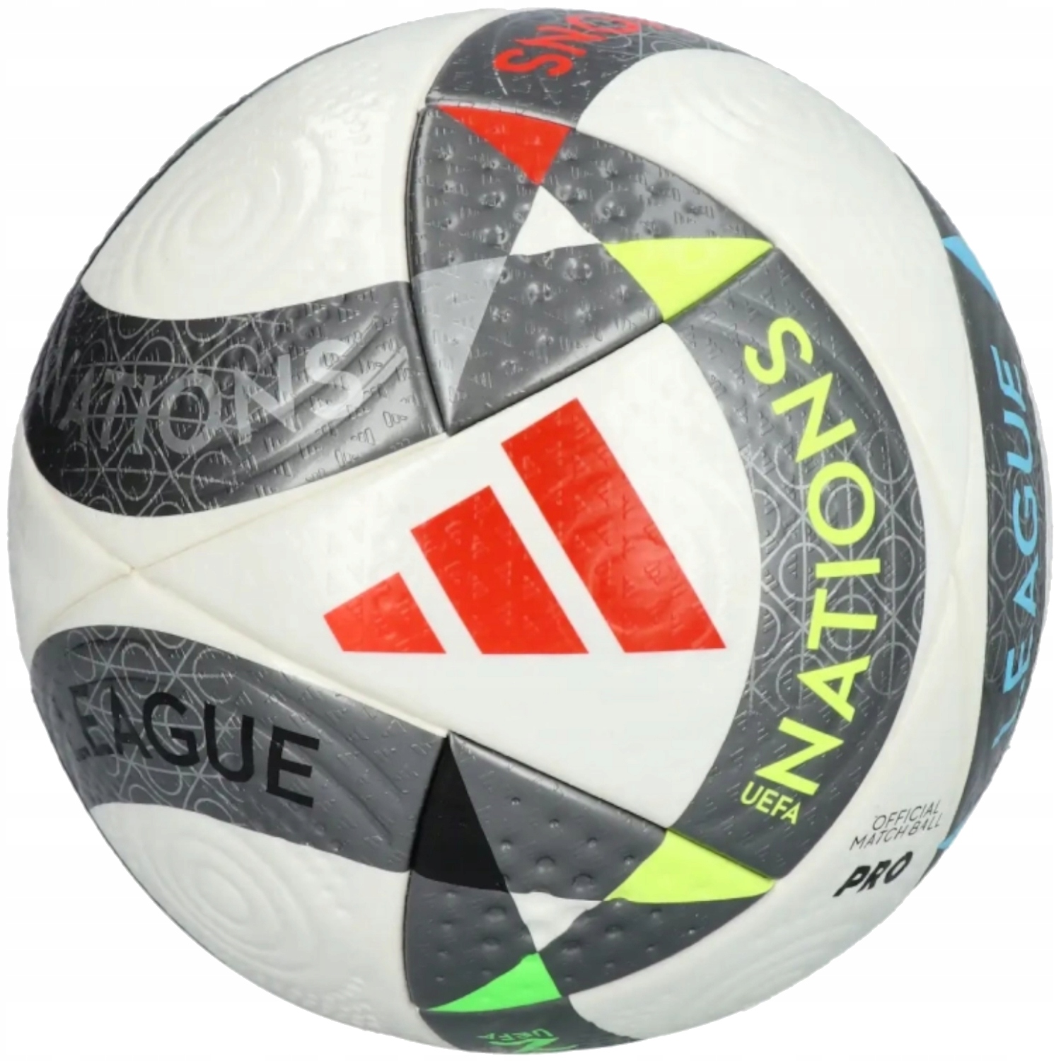 Офіційний футбольний м'яч Adidas UEFA PRO 2024 Nations League IS7441 №5 Офіційний футбольний м'яч Adidas UEFA PRO 2024 Nations League IS7441 №5