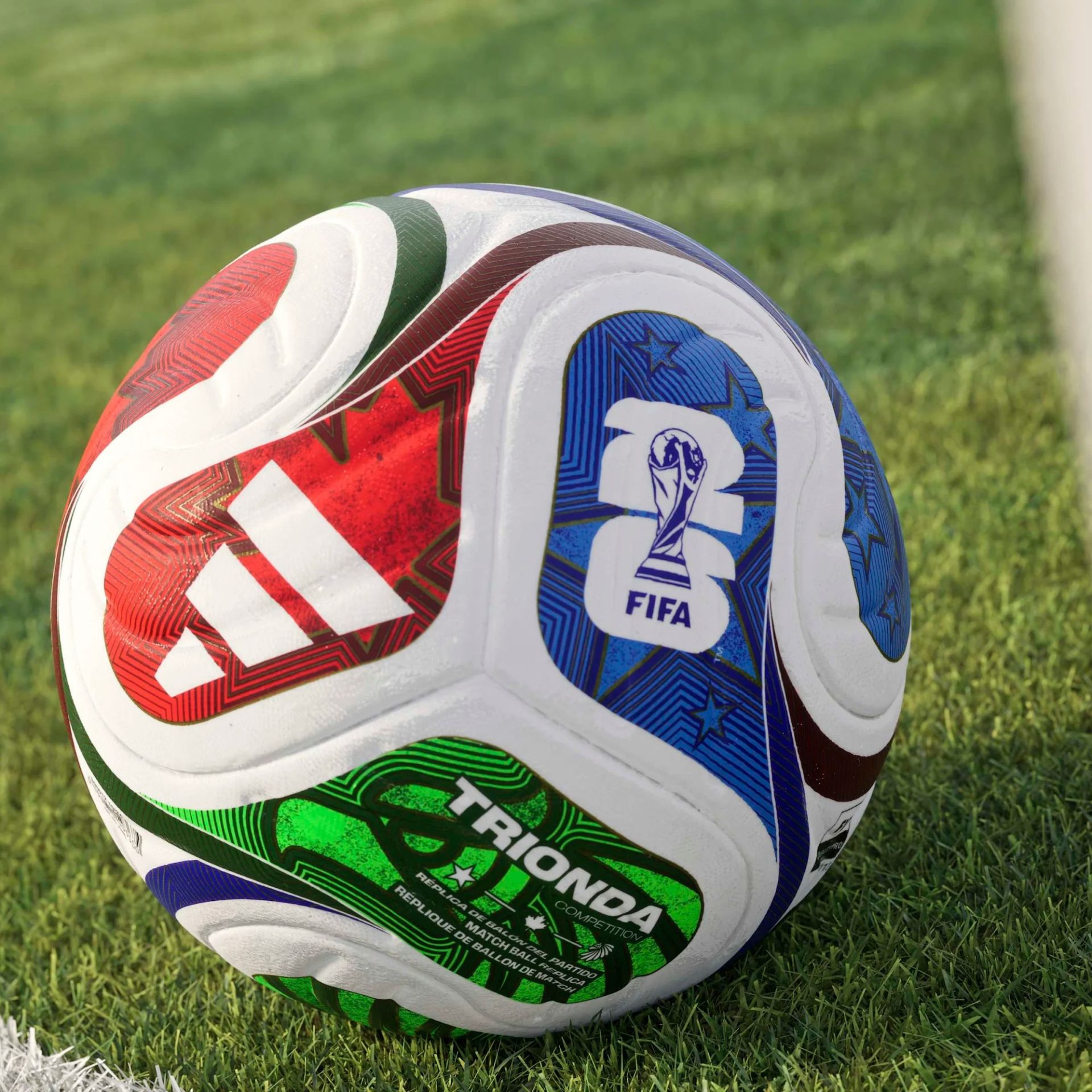 Футбольний м'яч Adidas FIFA World Cup 26™ Trionda Competition Ball (JD8031), розмір №5 Футбольний м'яч Adidas FIFA World Cup 26™ Trionda Competition Ball (JD8031), розмір №5