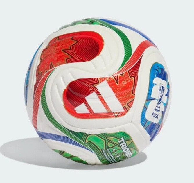 М'яч футбольний Adidas Trionda Mini World Cup 26 (розмір 1) JD8034 яскравий сувенірний м'ячик 15 см М'яч футбольний Adidas Trionda Mini World Cup 26 (розмір 1) JD8034 яскравий сувенірний м'ячик 15 см