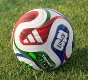М'яч футбольний Adidas Trionda Mini World Cup 26 (розмір 1) JD8034 яскравий сувенірний м'ячик 15 см. Зображення №2 М'яч футбольний Adidas Trionda Mini World Cup 26 (розмір 1) JD8034 яскравий сувенірний м'ячик 15 см. Зображення №2