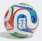 М'яч футбольний Adidas Trionda Mini World Cup 26 (розмір 1) JD8034 яскравий сувенірний м'ячик 15 см. Зображення №3 М'яч футбольний Adidas Trionda Mini World Cup 26 (розмір 1) JD8034 яскравий сувенірний м'ячик 15 см. Зображення №3