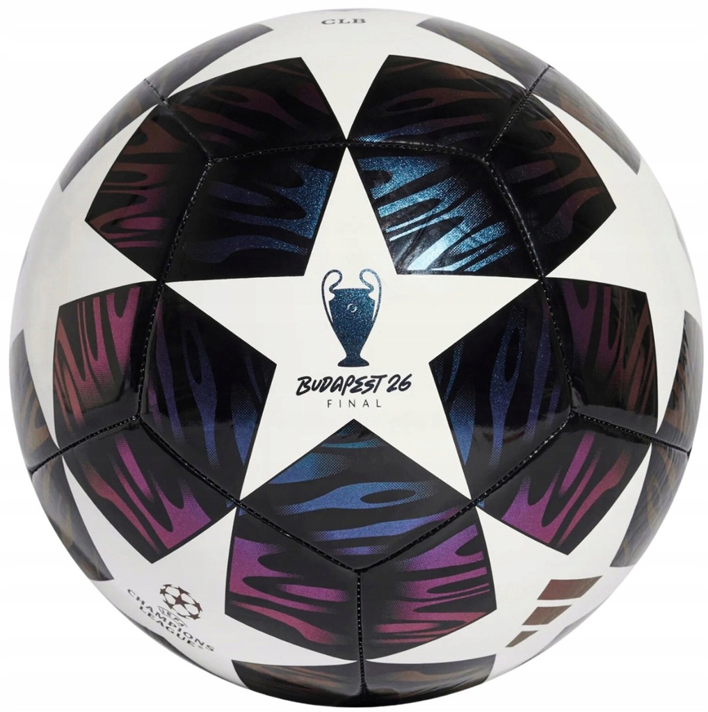 Футбольний м'яч Adidas UCL Club 25/26 Budapest JX9091, розмір №4 Футбольний м'яч Adidas UCL Club 25/26 Budapest JX9091, розмір №4