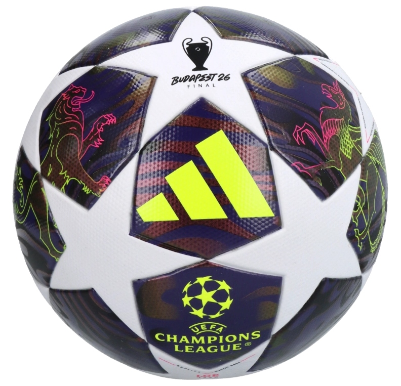 Футбольний м'яч Adidas UCL League Junior 290g 2026 Budapest JX9097, розмір №5 Футбольний м'яч Adidas UCL League Junior 290g 2026 Budapest JX9097, розмір №5