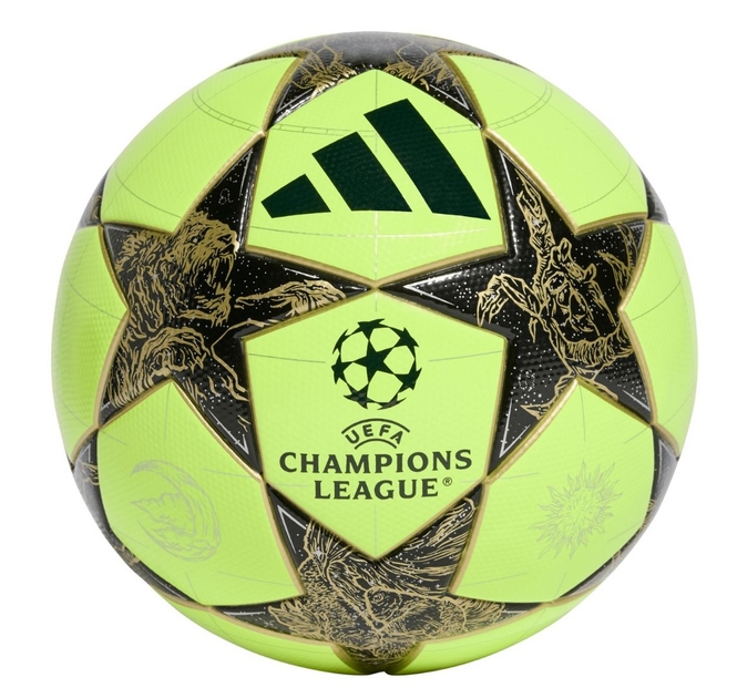 М'яч футбольний Adidas UCL 2026 league Winter JZ9994 №5 Жовто-чорний М'яч футбольний Adidas UCL 2026 league Winter JZ9994 №5 Жовто-чорний