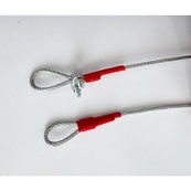Сітка волейбольна Romi Sport "Професійна 9,5 м.", 3 мм.(PP) black/red. Зображення №2