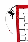 Сітка волейбольна Romi Sport "Професійна 9,5 м.", 3 мм.(PP) black/red. Зображення №4
