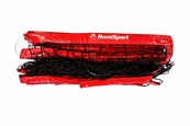 Сетка волейбольная Romi Sport "Профессиональная 9,5 м.", 3 мм.(PP) black/red. Изображение №5
