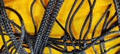 Сітка волейбольна Romi Sport "Тренувальна" (2.7мм.капрон, 9.5 м.) black/yellow. Изображение №4 Сітка волейбольна Romi Sport "Тренувальна" (2.7мм.капрон, 9.5 м.) black/yellow. Изображение №4
