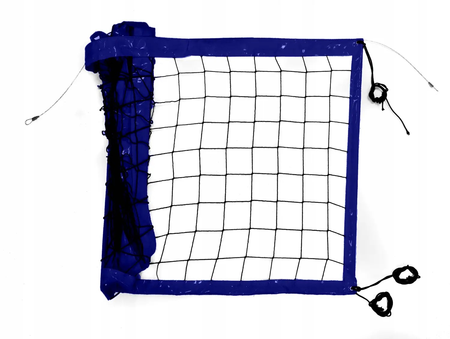Сетка волейбольная Romi Sport "Профессиональная" (3мм. полипропилен, 8,5м.) black/blue Сетка волейбольная Romi Sport "Профессиональная" (3мм. полипропилен, 8,5м.) black/blue