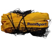 Сітка волейбольна Romi Sport "Тренувальна" (2.7мм.капрон, 8.5 м.) black/yellow. Зображення №2 Сітка волейбольна Romi Sport "Тренувальна" (2.7мм.капрон, 8.5 м.) black/yellow. Зображення №2