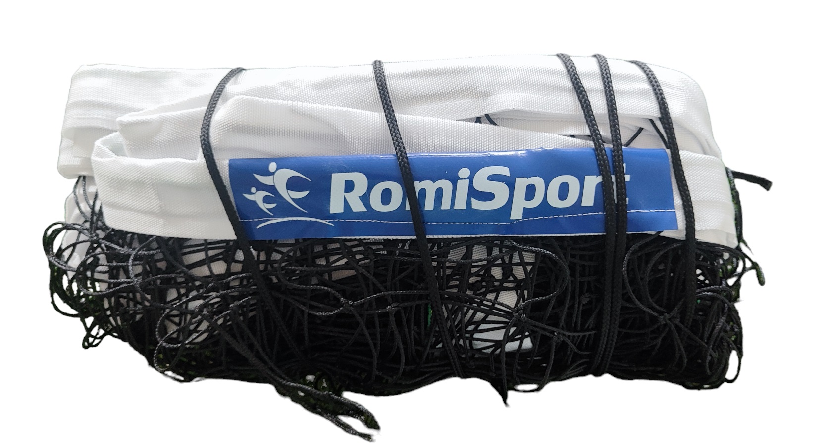 Сітка волейбольна Romi Sport "Тренувальна" (2.7мм.капрон, 8.5 м.) black/white Сітка волейбольна Romi Sport "Тренувальна" (2.7мм.капрон, 8.5 м.) black/white