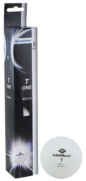 М'ячі Donic T-one 6 шт white (618191) М'ячі Donic T-one 6 шт white (618191)