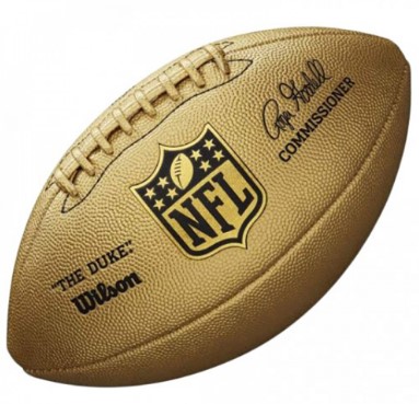 Мяч для американского футбола Wilson Duke metallic edition OS FB gold Мяч для американского футбола Wilson Duke metallic edition OS FB gold