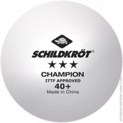М'ячі Donic Champion 40+ 3* white поштучно М'ячі Donic Champion 40+ 3* white поштучно