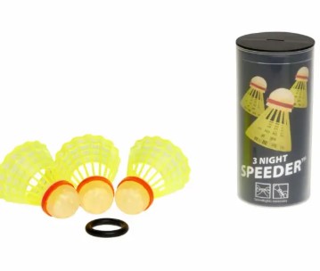 Набір воланів Speedminton Tube Nightpack 3 шт Набір воланів Speedminton Tube Nightpack 3 шт