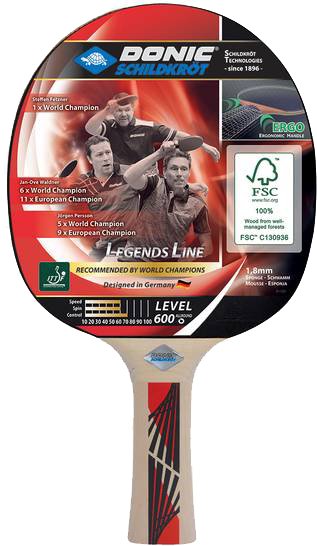 Ракетка для пинг-понга Donic Legends 600 FSC Ракетка для пинг-понга Donic Legends 600 FSC