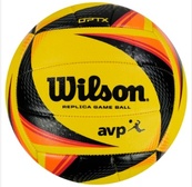 М'яч волейбольний Wilson OPTX AVP REPLICA YELLOW/BK/RD. Зображення №2 М'яч волейбольний Wilson OPTX AVP REPLICA YELLOW/BK/RD. Зображення №2